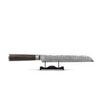 Shinrai Knives - Hammered Damask BR 2-Piece Knife Set - Chef's Knife + Bread Knife