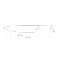 Shinrai Knives - Eclipse Series Damascus Chef's Knife 20 cm