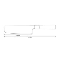 Shinrai Knives - Takumi Kaza Damascus Nakirimes 18 cm