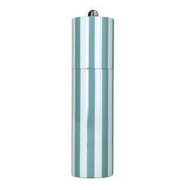 Addison Ross - Column Striped Salt & Pepper Mill Chambray & White 24 cm Addison Ross - Column Striped Peper & Zoutmolen Chambray & White 24 cm Peper/Zoutmolen Addison Ross