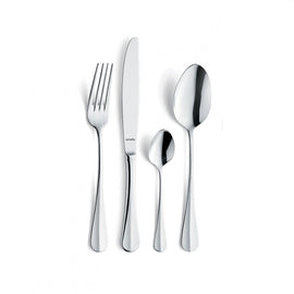 Amefa - Baguette 24-piece Cutlery Set in Luxury Wooden Box - Silver Amefa - Baguette 24-pc Cutlery set in wooden canteen Amefa
