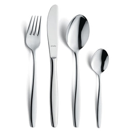 Amefa - Florence 24-piece Cutlery Set in Luxury Wooden Box - Silver Amefa - Florence 24-delige Bestekset - Zilver Bestekset Amefa