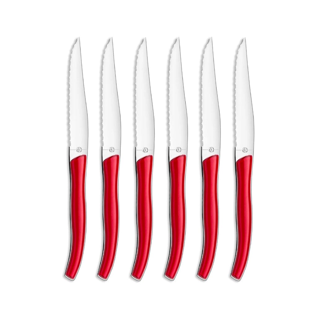 Amefa - Sky Lag 6 Steakmessen - Rood Steakmessen Amefa