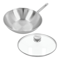 Demeyere - Apollo 7 - Wok 30 cm + gratis glasdeksel Wokpan Demeyere
