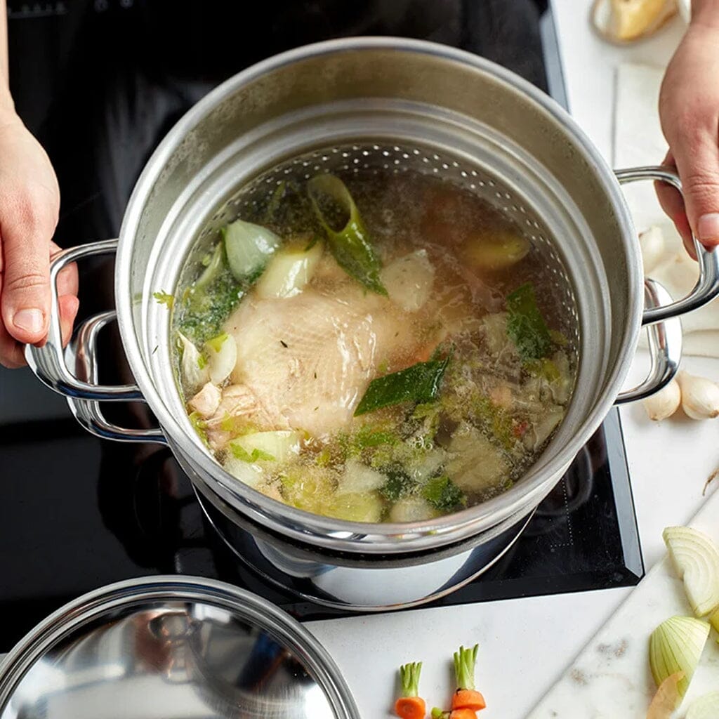 Demeyere - Atlantis 7 Hoge kookpan met deksel 20 cm Demeyere