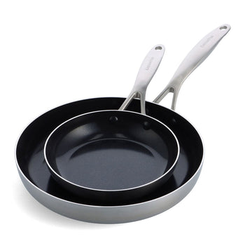 GreenPan - Geneva 2-delige Pannenset met keramische antikleeflaag 20/28cm Pannenset GreenPan