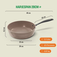 Poêle Cook & Pan - Taupe of Mind 28 cm