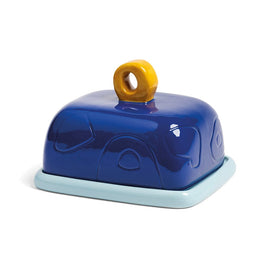 &Klevering - Butter dish sketch blue &Klevering - Botervloot schets blauw Botervloot &Klevering
