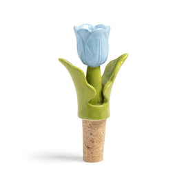 &Klevering - Bottle stopper tulip blue &Klevering - Flessenstop tulp blauw Flessenstop &Klevering