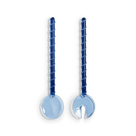 &Klevering - Salad cutlery sling blue &Klevering - Saladebestek sling blauw Slabestek &Klevering