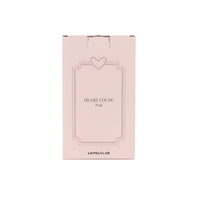 Lepelclub - Campagne Coupe - Hart - Roze Champagne glazen LepelClub