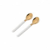 Lepelclub - Cuillères à café - Perle - Lot de 2 LepelClub