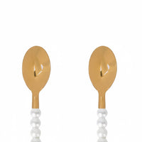 Lepelclub - Cuillères à café - Perle - Lot de 2 LepelClub