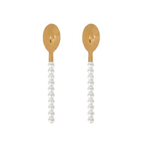 Lepelclub - Cuillères à café - Perle - Lot de 2 LepelClub