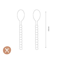 Lepelclub - Cuillères à café - Perle - Lot de 2 LepelClub