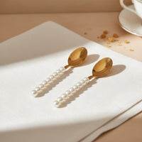 Lepelclub - Cuillères à café - Perle - Lot de 2 LepelClub