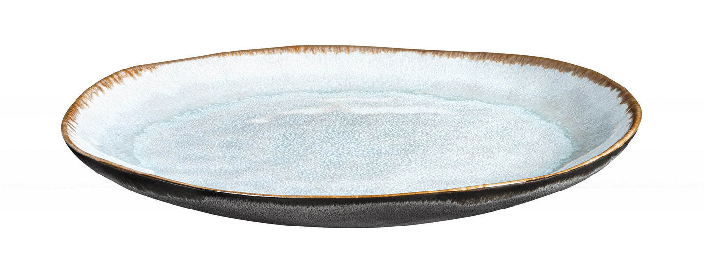 Medard de Noblat - Shadow Aqua - Dinnerbord 28 cm (set van 6) Dinerborden Medard de Noblat