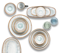 Medard de Noblat - Shadow Aqua Saladeschaal 24 cm (set van 2) Schalen Medard de Noblat
