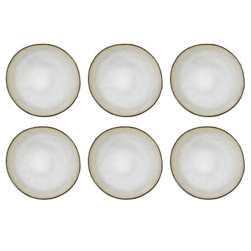 Medard de Noblat - Shadow Nacre - Dessertbord 20.5 cm (set van 6) Dessertborden Medard de Noblat