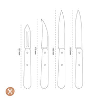 Opinel - Keukenset 4-delig, Opinel, Les Essentiels Olive Opinel