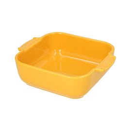 Peugeot - Appolia Oven dish Square 21 cm Saffron yellow Peugeot - Appolia Ovenschaal Vierkant 21 cm Saffraangeel Ovenschaal Peugeot