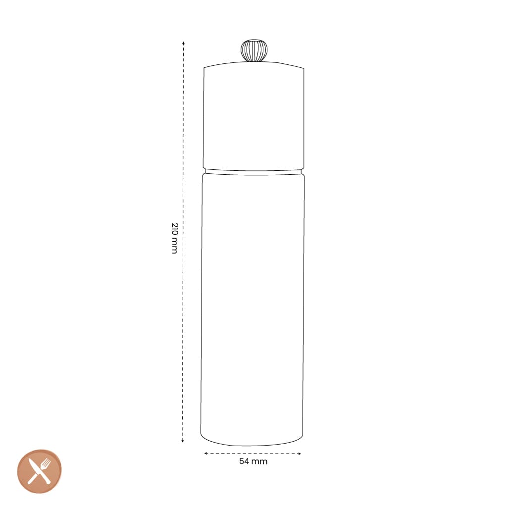 Peugeot - Boreal Zoutmolen Veder witte 21 cm Zoutmolen Peugeot