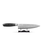 Couteaux Shinrai - Ensemble de couteaux 2 pièces Damask Pakka Wood - Couteau de chef + couteau Santoku Ensemble de couteaux Couteaux Shinrai