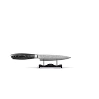 Shinrai Knives - Damast Pakka Wood Mega Bundel - All you need Messenset met blok, snijplank en slijpsteen Shinrai Knives