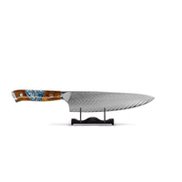 Couteaux Shinrai - Coffret de 2 couteaux damas Eclipse - Couteau de chef + couteau à pain