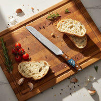 Couteaux Shinrai - Coffret de 2 couteaux damas Eclipse - Couteau de chef + couteau à pain