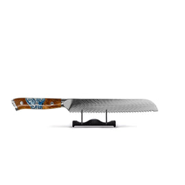 Shinrai Knives - Eclipse Series Damascus Bread Knife 20 cm Shinrai Knives - Eclipse Series Damascus Broodmes 20 cm Broodmes Shinrai Knives
