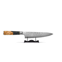 Shinrai Knives - Epoxy Onyx 2-delige Damascus Messenset - Koksmes + Nakiri Messenset Shinrai Knives