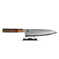 Couteaux Shinrai - Kigami Exclusive Damascus 4 pièces - Couteau de chef + Couteau à pain + Nakiri + Couteau d'office Ensemble de couteaux Shinrai Knives