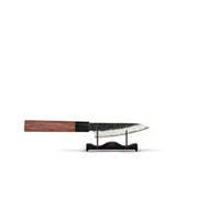 Couteaux Shinrai - Ensemble de couteaux damas Kurayami 5 pièces - Couteau de chef + couteau à pain + Nakiri + couteau d'office + couteau à éplucher Ensemble de couteaux Shinrai Knives