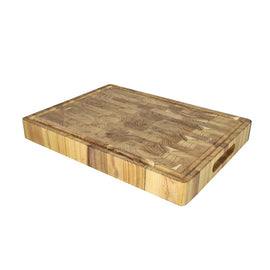 Shinrai Japan - Planche à découper de luxe en bois de teck - 40 x 30 x 4,5 cm Bezig met laden...