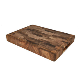 Planche à découper de luxe en bois de noyer - 45 x 30 x 4,5 cm Bezig met laden...
