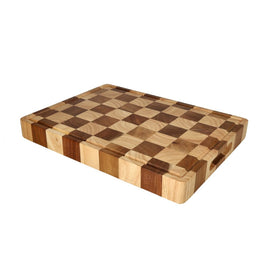 Shinrai Japan - Planche à découper d'échecs en bois d'acacia - 40 x 30 x 4,5 cm Bezig met laden...