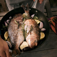 Skottsberg - Wok en fonte 34 cm Wokpan Skottsberg