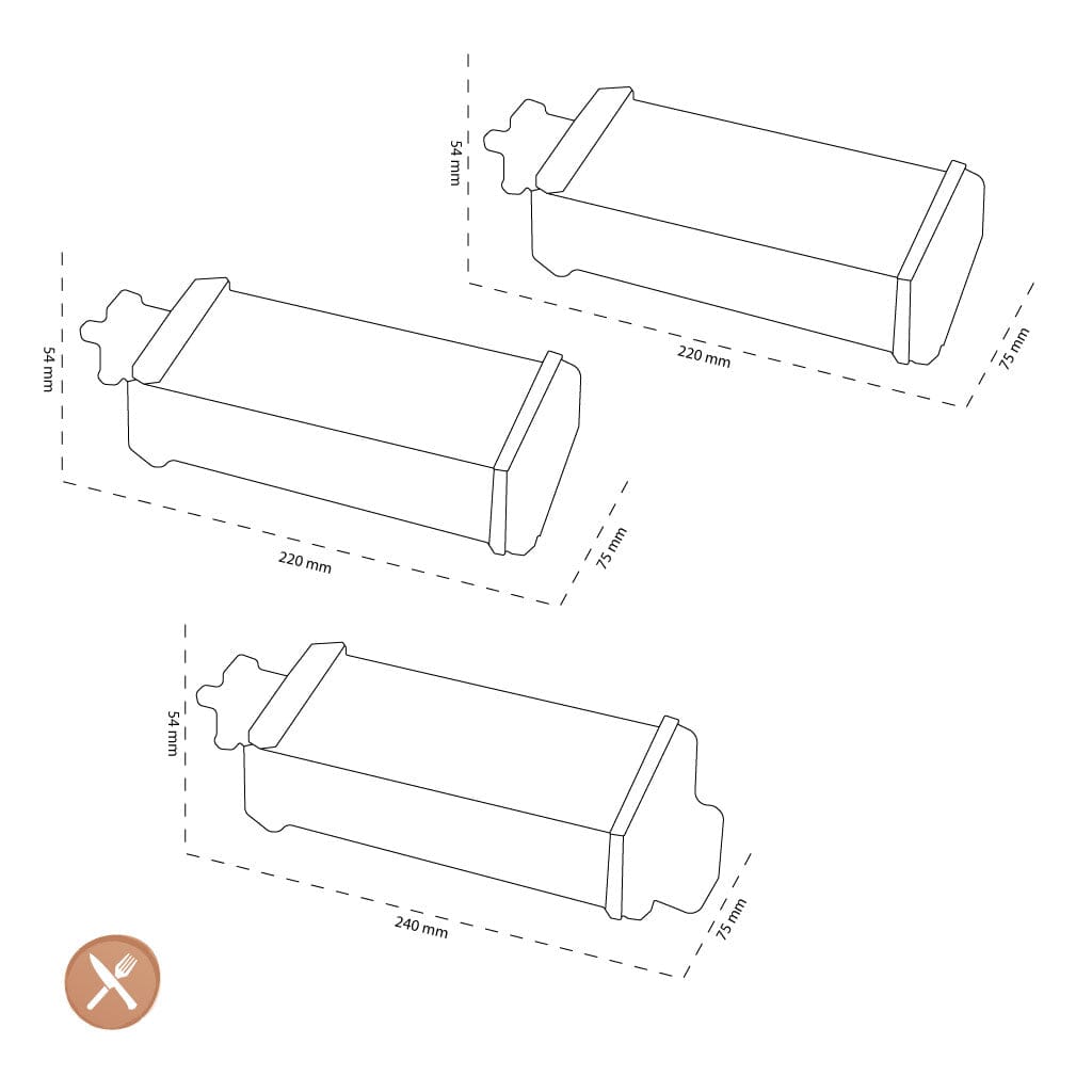 Smeg - Accessoires | Pasta roller and cutter set (3 accessories) Pasta roller Smeg