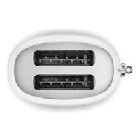Smeg - Grille-pain | Blanc mat | années 50 | Grille-pain 2x2 Smeg