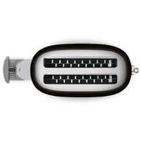 Smeg - Broodroosters | Zwart | Jaren 50 | Toaster 2x4 Broodrooster Smeg