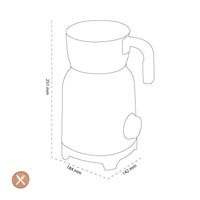 Smeg - Melkopschuimer | Rood | Jaren 50 | Inductie melkopschuimer Melkopschuimer Smeg