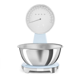 SMEG - Digital Scale 1950s Pastel Blue SMEG - Weegschaal Digitaal Jaren 50 Pastelblauw Keukenweegschaal Smeg