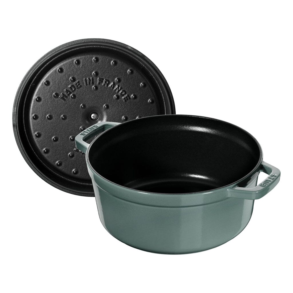 Staub - Ronde cocotte 24 cm - eucalyptus Staub