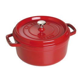 Staub - Round cocotte 26 cm - cherry Staub - Ronde cocotte 26 cm - kers Staub