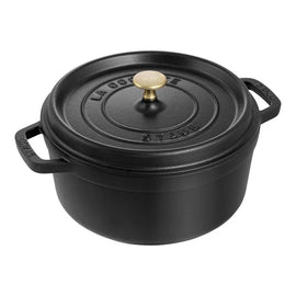 Staub - Round cocotte 26 cm - black Staub - Ronde cocotte 26 cm - zwart Staub