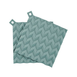 Stelton - HOLD-ON pan holders dusty green Stelton - HOLD-ON pannenhouders stoffig groen Stelton