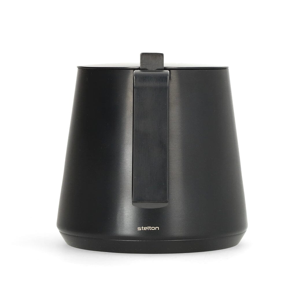 Stelton - Nohr Waterkan met Zwanenhals - Zwart Metallic Waterkan Stelton