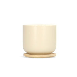 Stelton - Theo cup with coaster 0.2 l sand Stelton - Theo Beker met Onderzetter 0.2 l. - Zand Mok Stelton