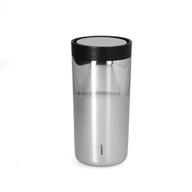 Stelton - To Go Click vacuum insulated cup 0.4 l steel Stelton - To Go Click Thermosfles 0.4 l. - Staal Thermosfles Stelton